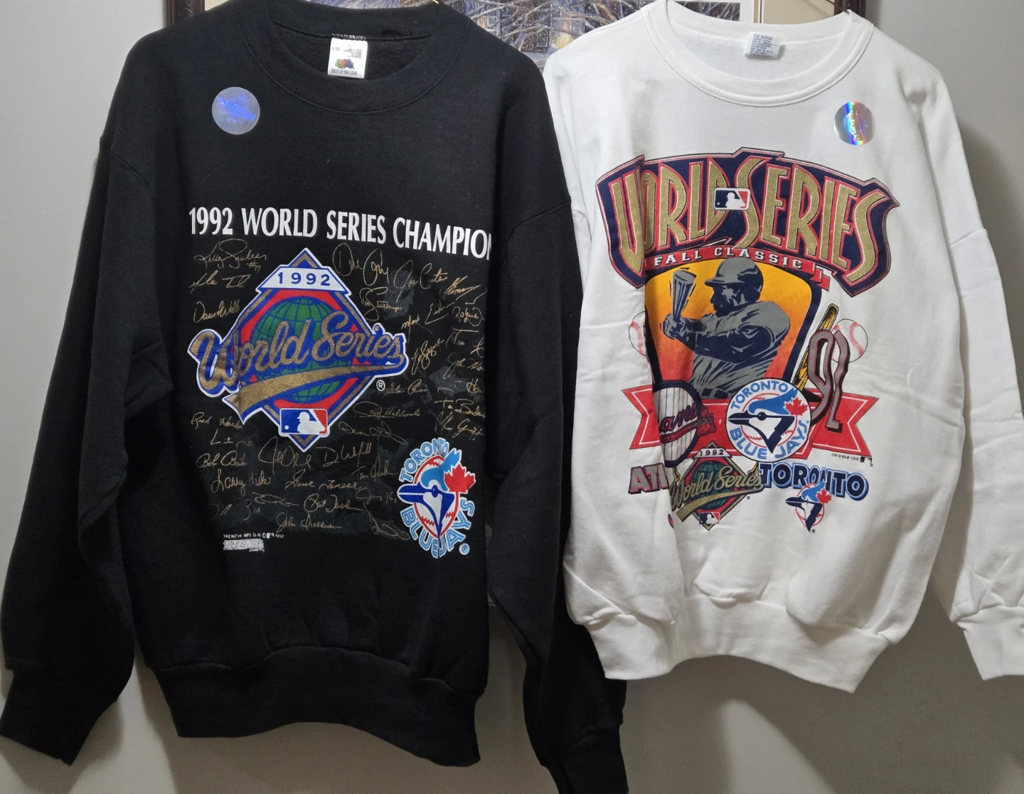2 Toronto Blue Jays 1992 World Series Championship Sweatshirts - photo 2