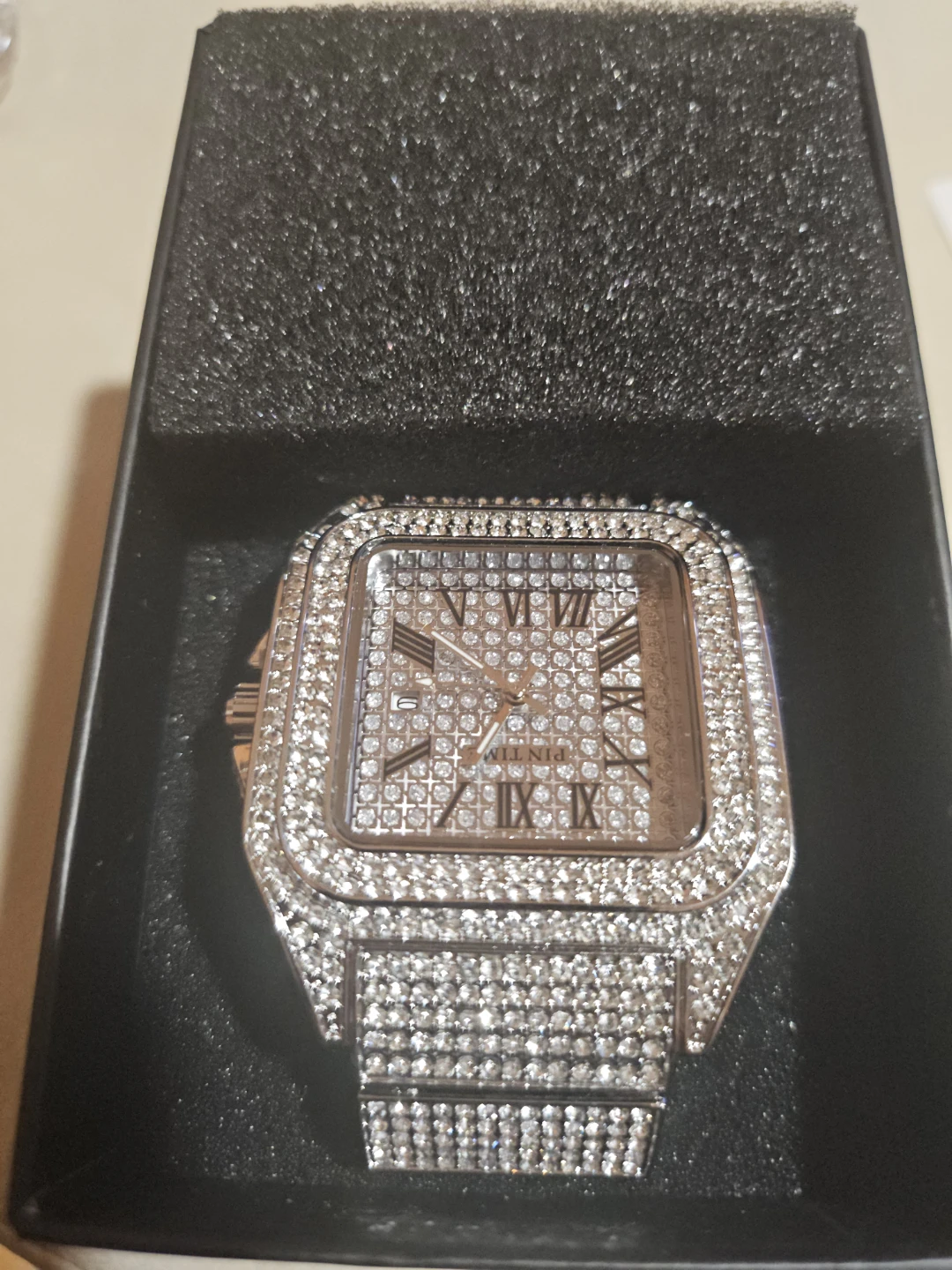 Quartz Ice Diamond Watch