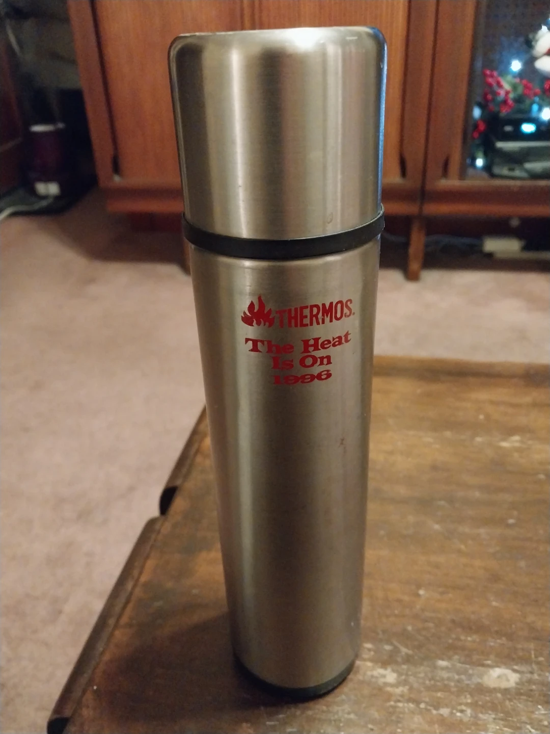 Thermos 'The Heat Is On 1996' Bottle