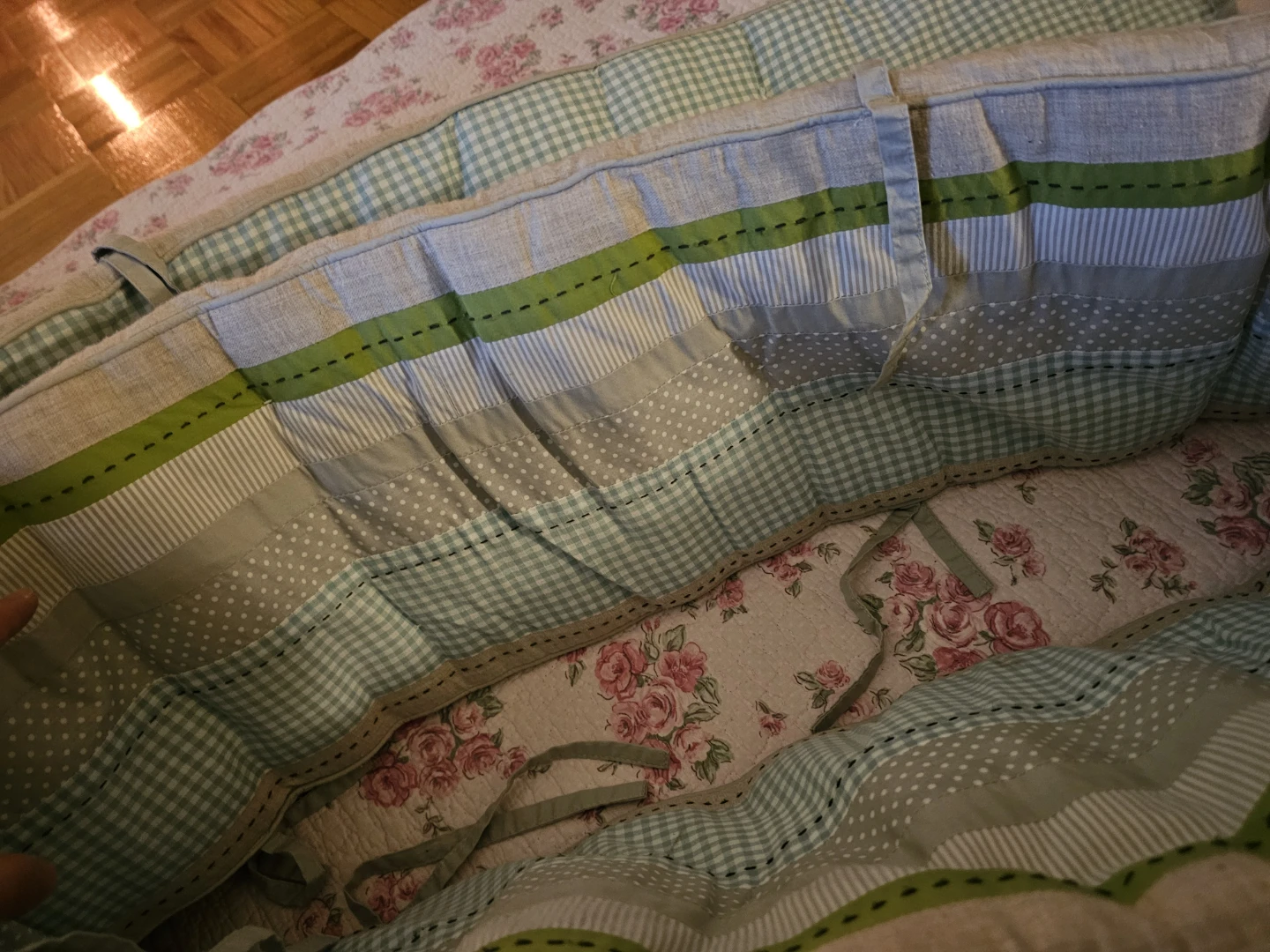 Pottery Barn Baby Crib Bumper