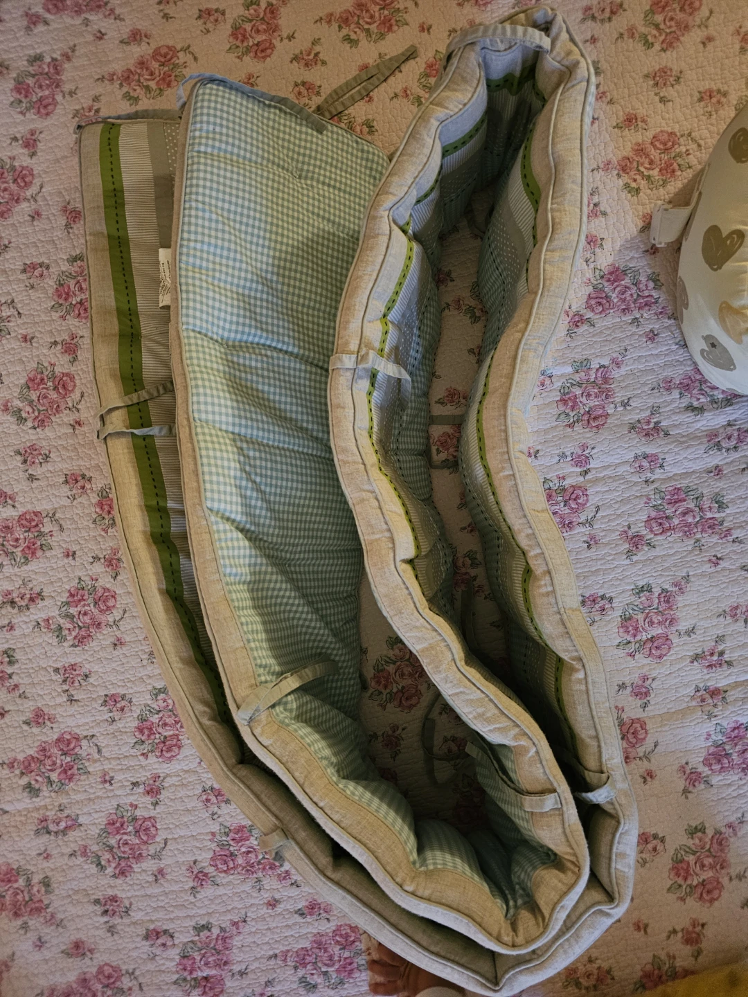 Pottery Barn Baby Crib Bumper - photo 2