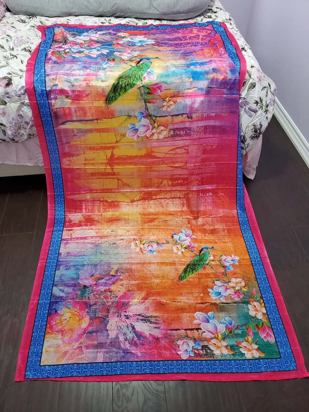 Colorful Peacock dupatta