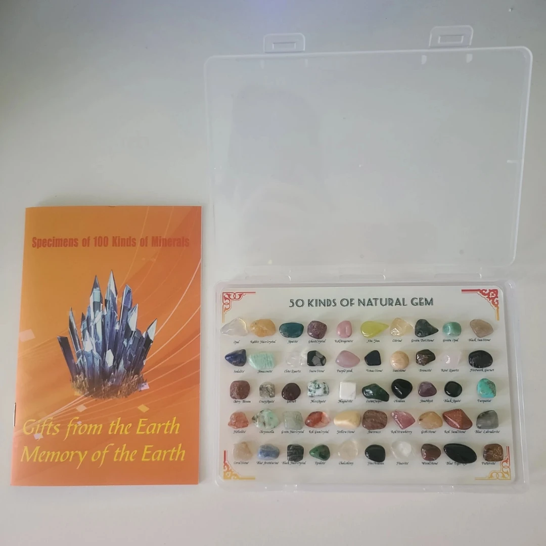 Mineral & Natural Gem Collection Set