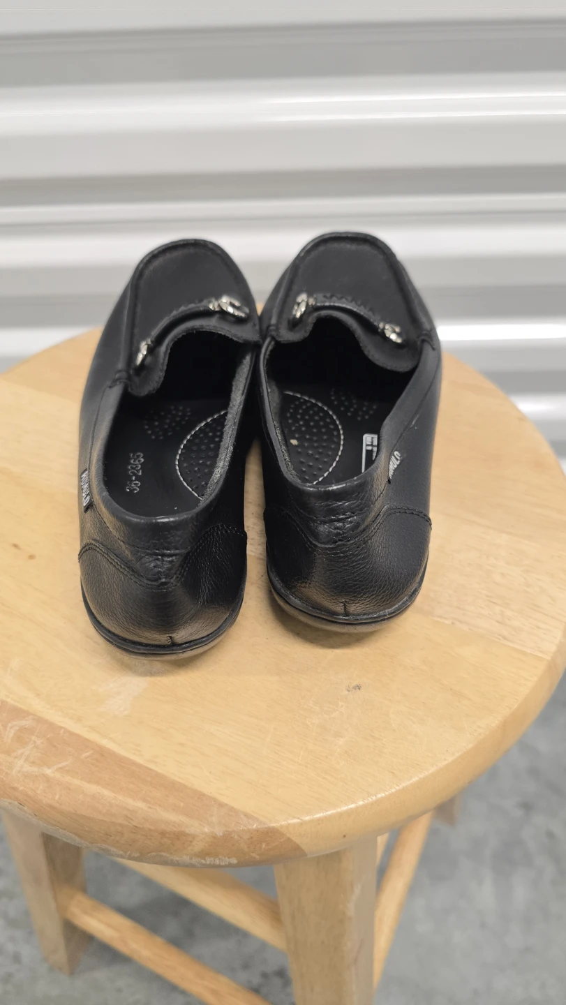 Romulo Black Leather Loafers - photo 3