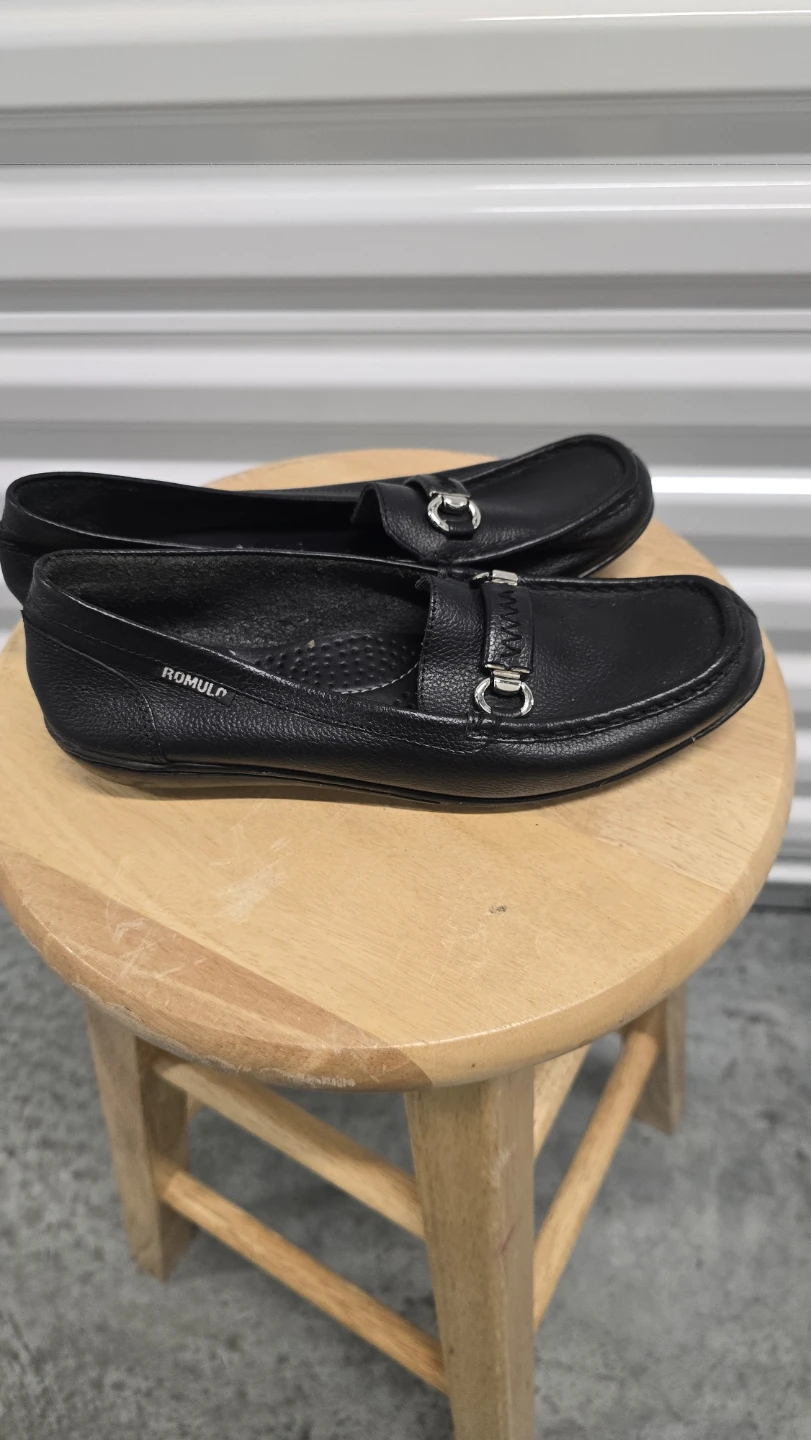 Romulo Black Leather Loafers - photo 4
