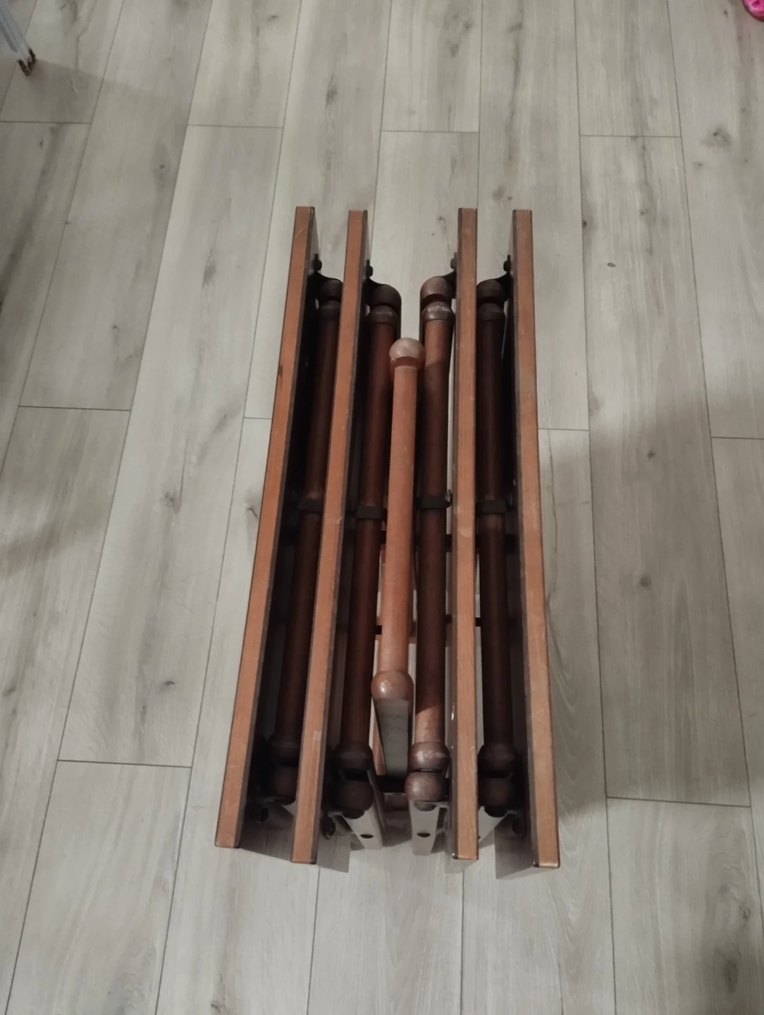 Wooden TV Tray Table Set - photo 2