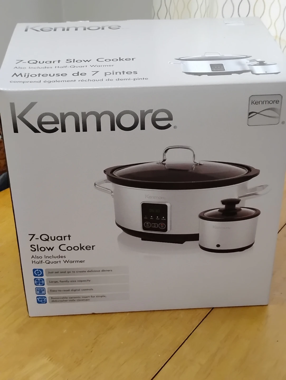 Kenmore 7-Quart Slow Cooker with Warmer