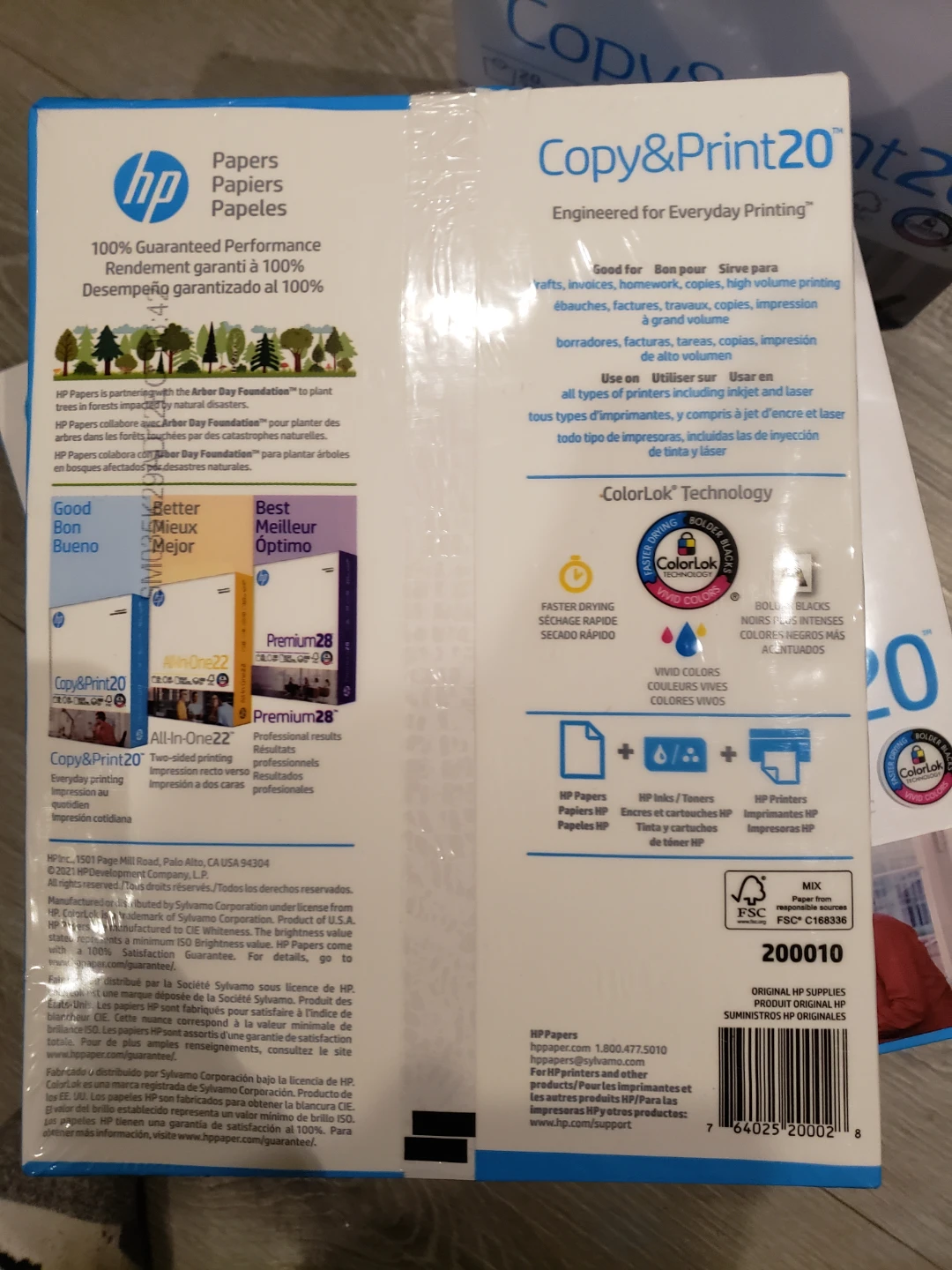 HP Copy & Print20 Printer Paper - 8.5x11 - photo 3