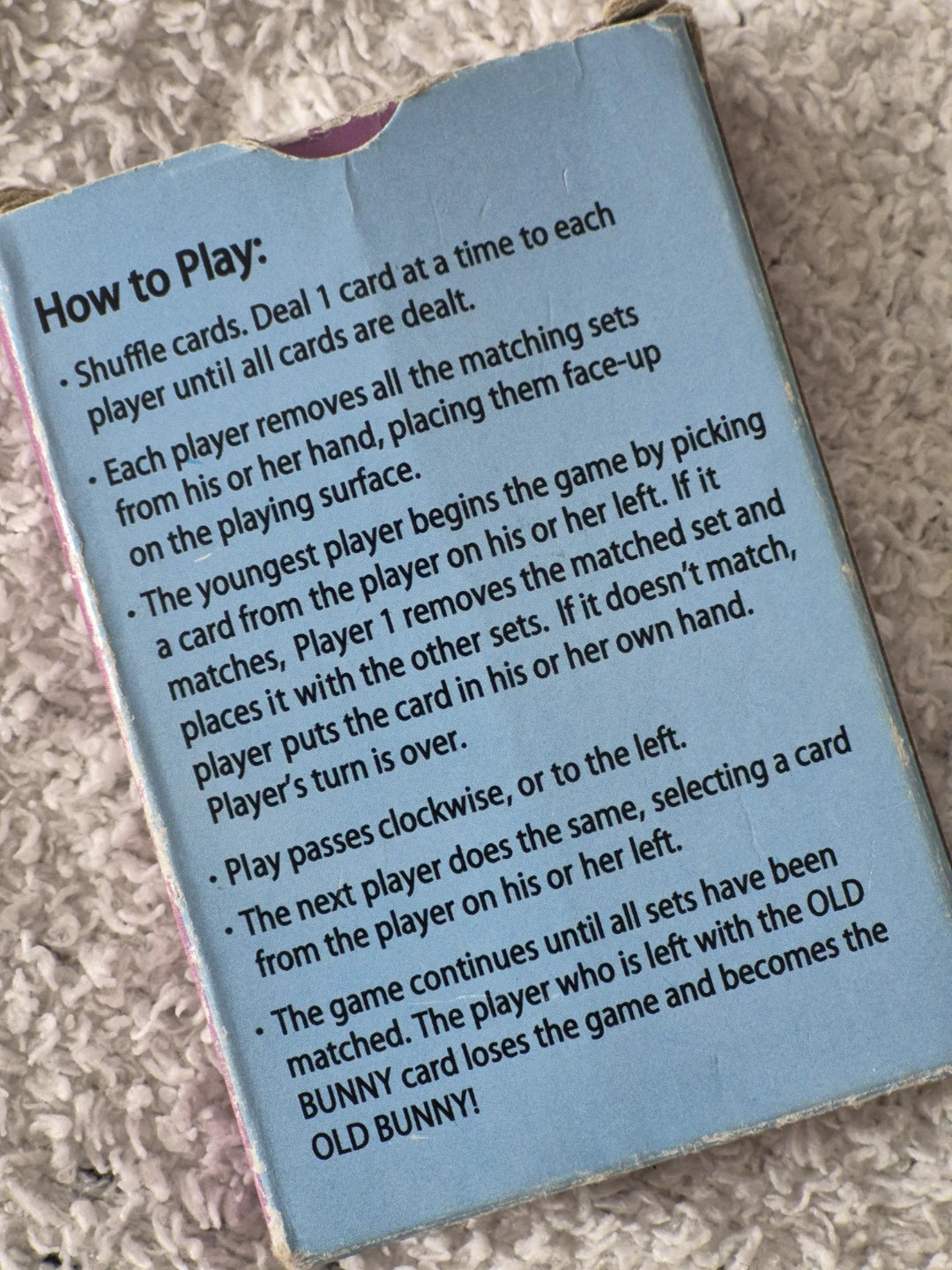Old Bunny Card Game and Go Fish Card Game - photo 3