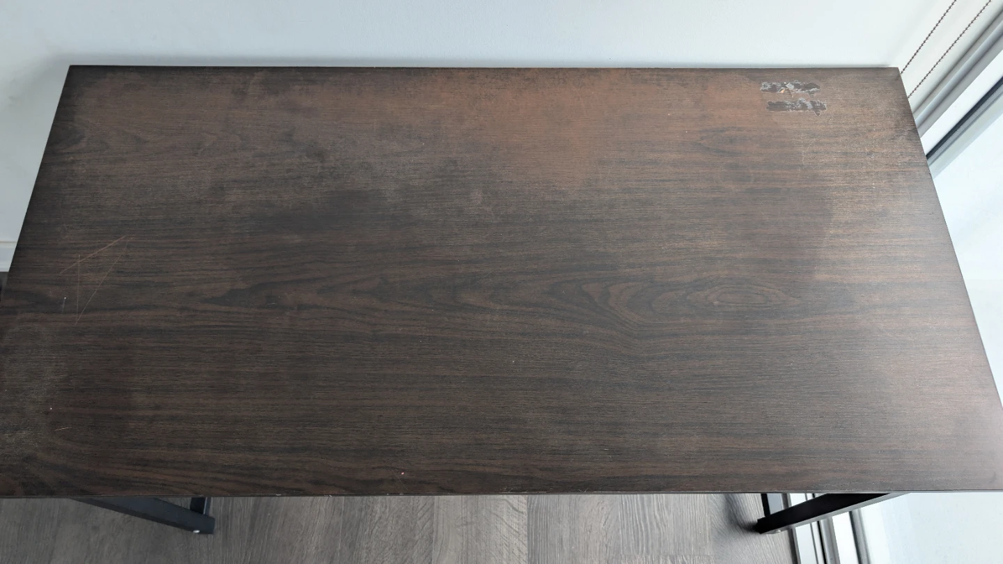 Dark Brown Desk 48x24 inches - photo 5
