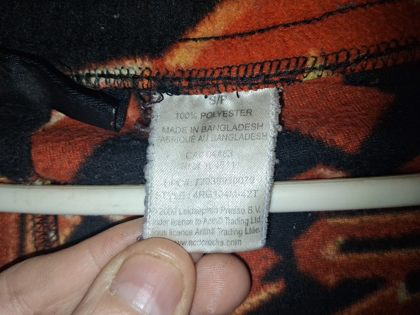 AC/DC All Over Print Fleece Lounge Pants Size S/P - photo 2