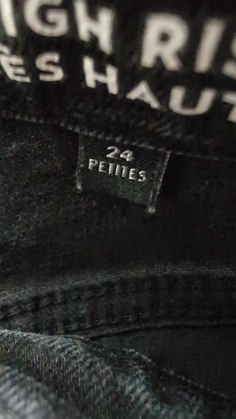 R JEANS High Rise Petite Jeans - Black & Tan - photo 2