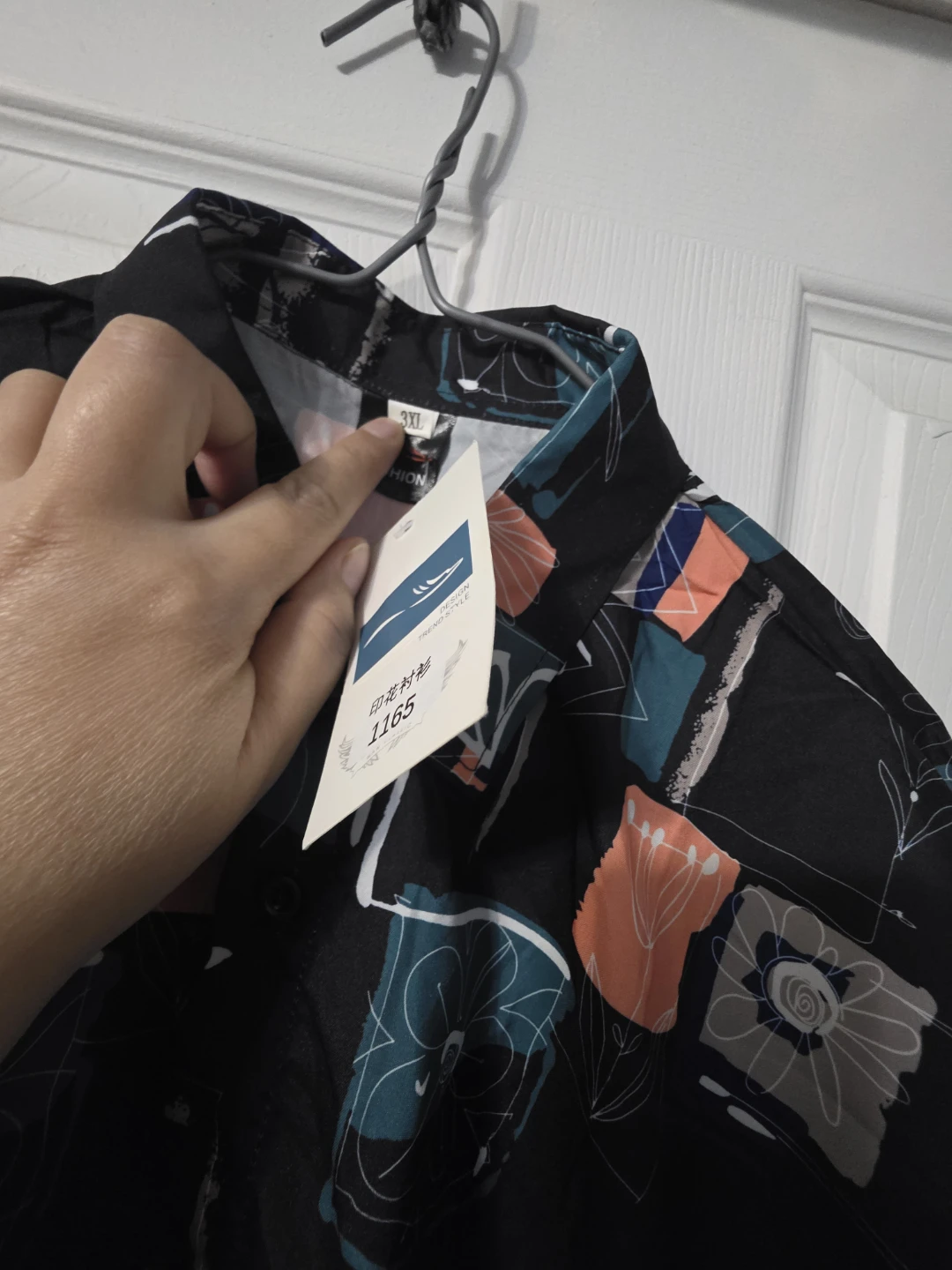 Fashion Trendstyle Black Patterned Shirt - 3XL - photo 3