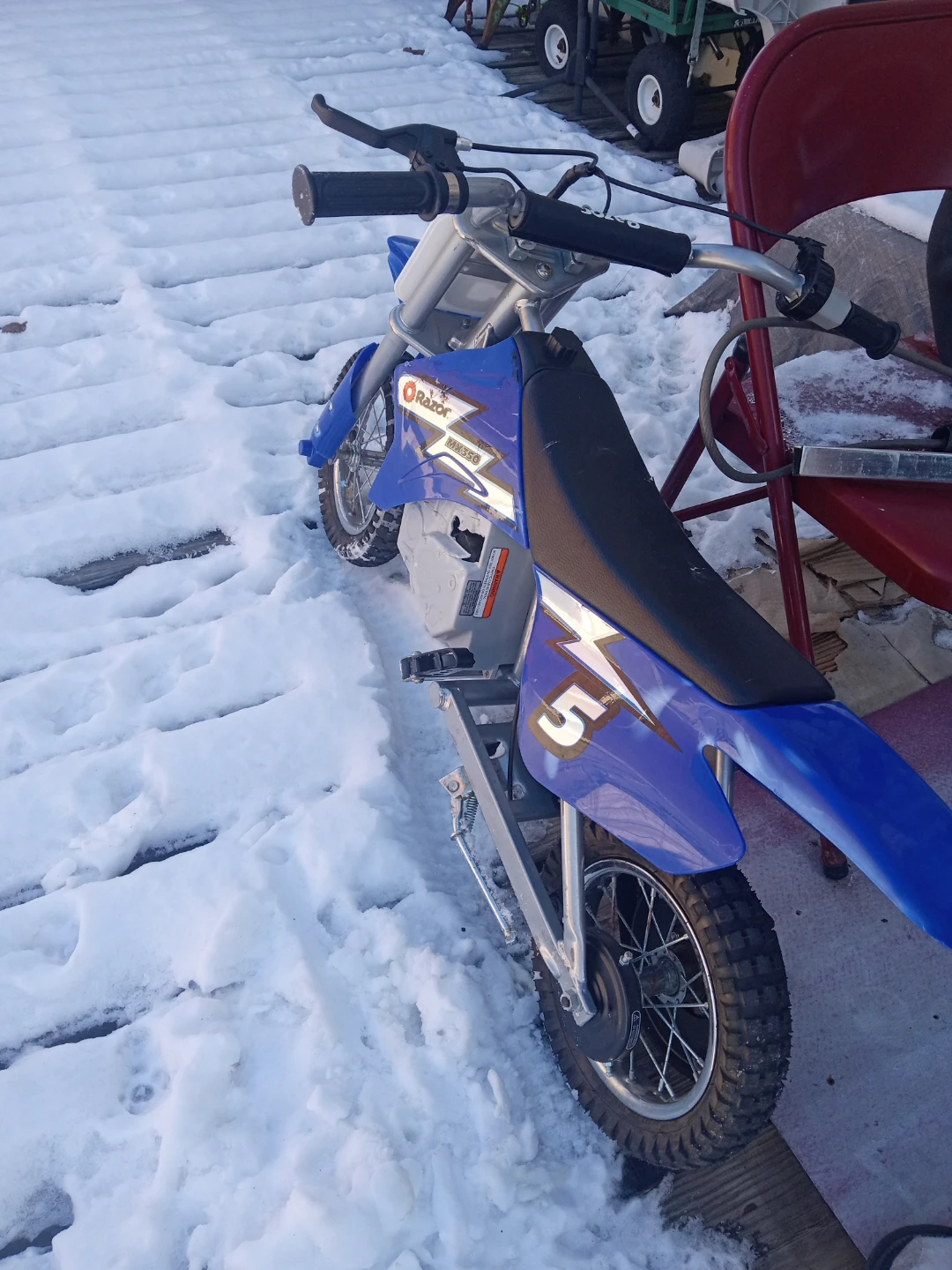 Razor MX350 Dirt Rocket Electric Bike - Blue - photo 2