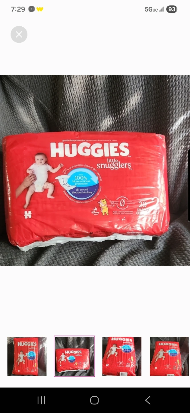Huggies Little Snugglers Diapers Size 2 - 29 Count