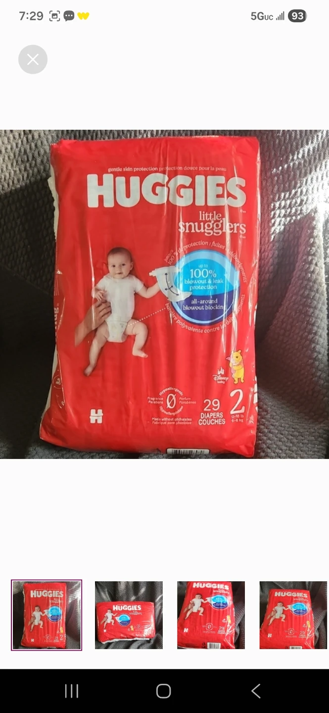 Huggies Little Snugglers Diapers Size 2 - 29 Count - photo 2