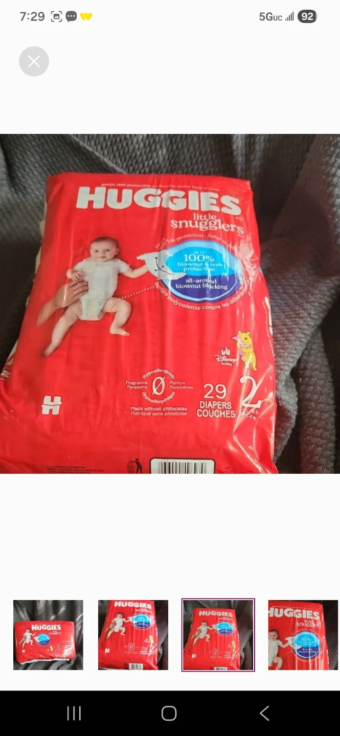 Huggies Little Snugglers Diapers Size 2 - 29 Count - photo 3