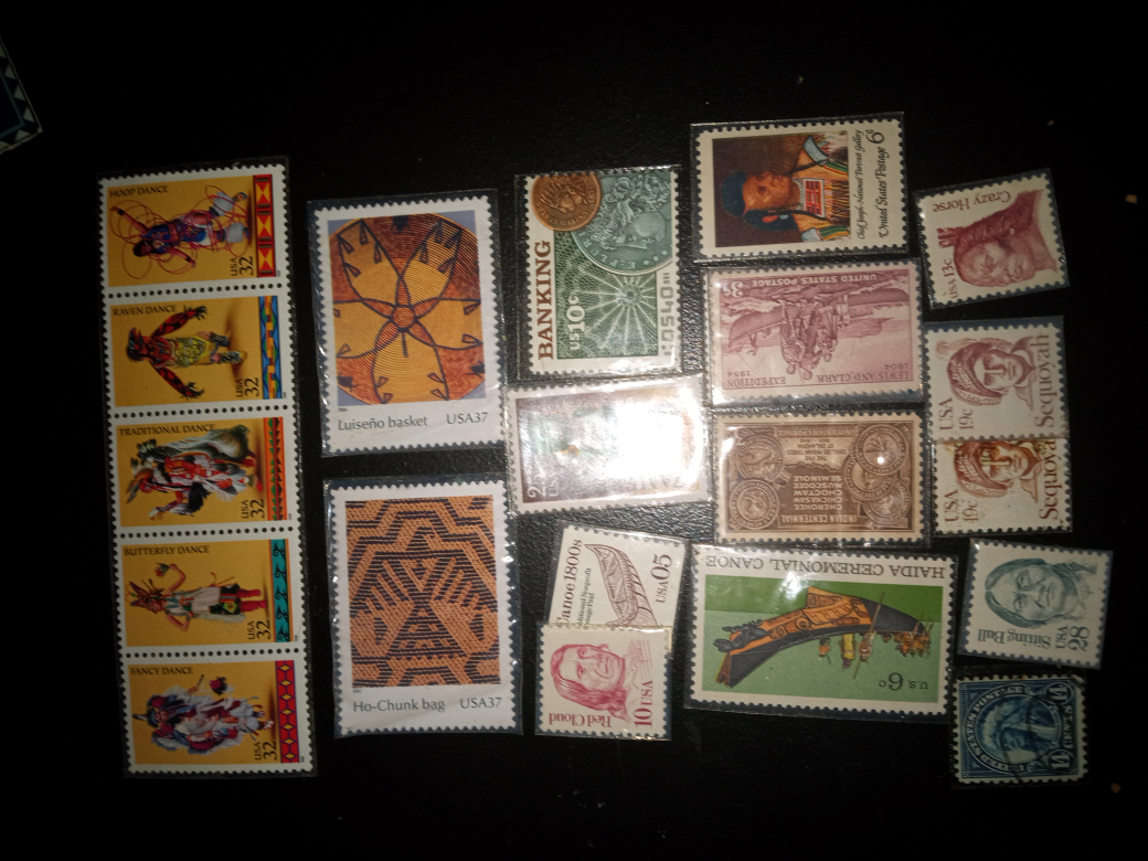 Vintage USA Postage Stamps