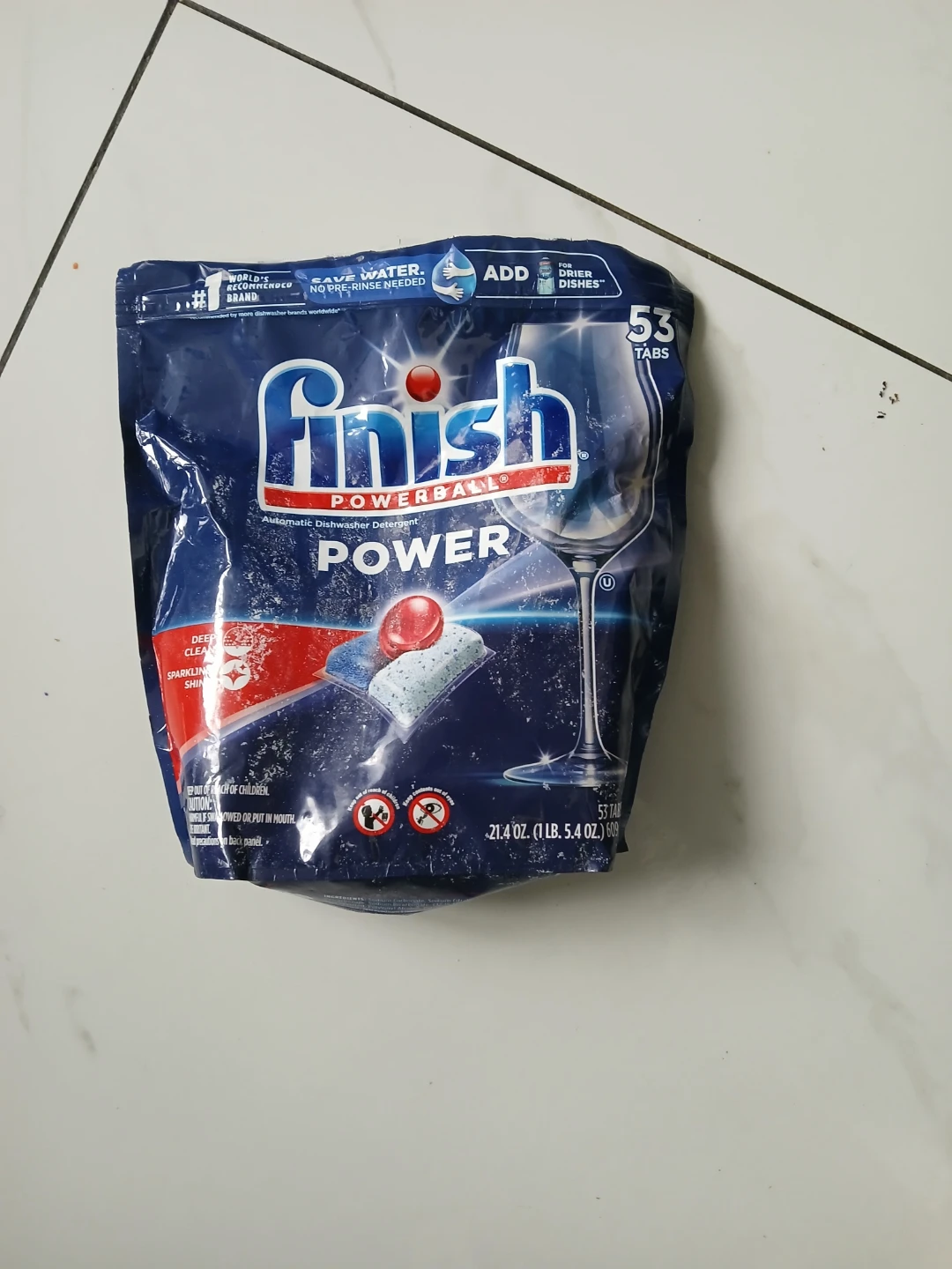 Finish Powerball Dishwasher Detergent Tabs & Jet-Dry Rinse Aid - photo 2