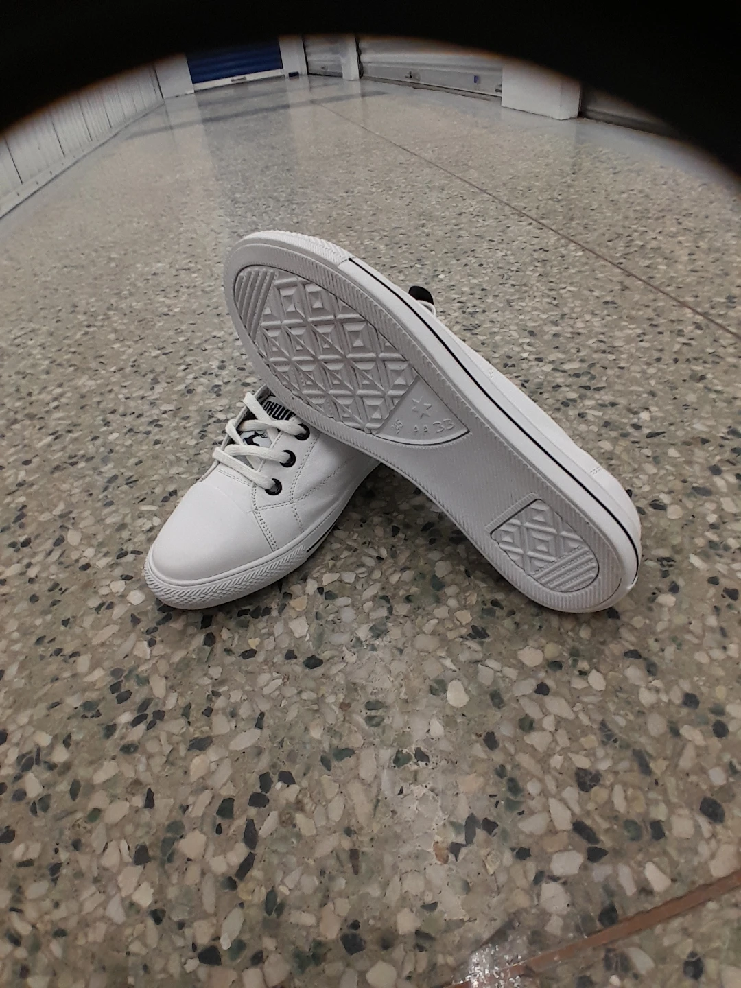 Payala White Leather Sneakers Size 8 - photo 3