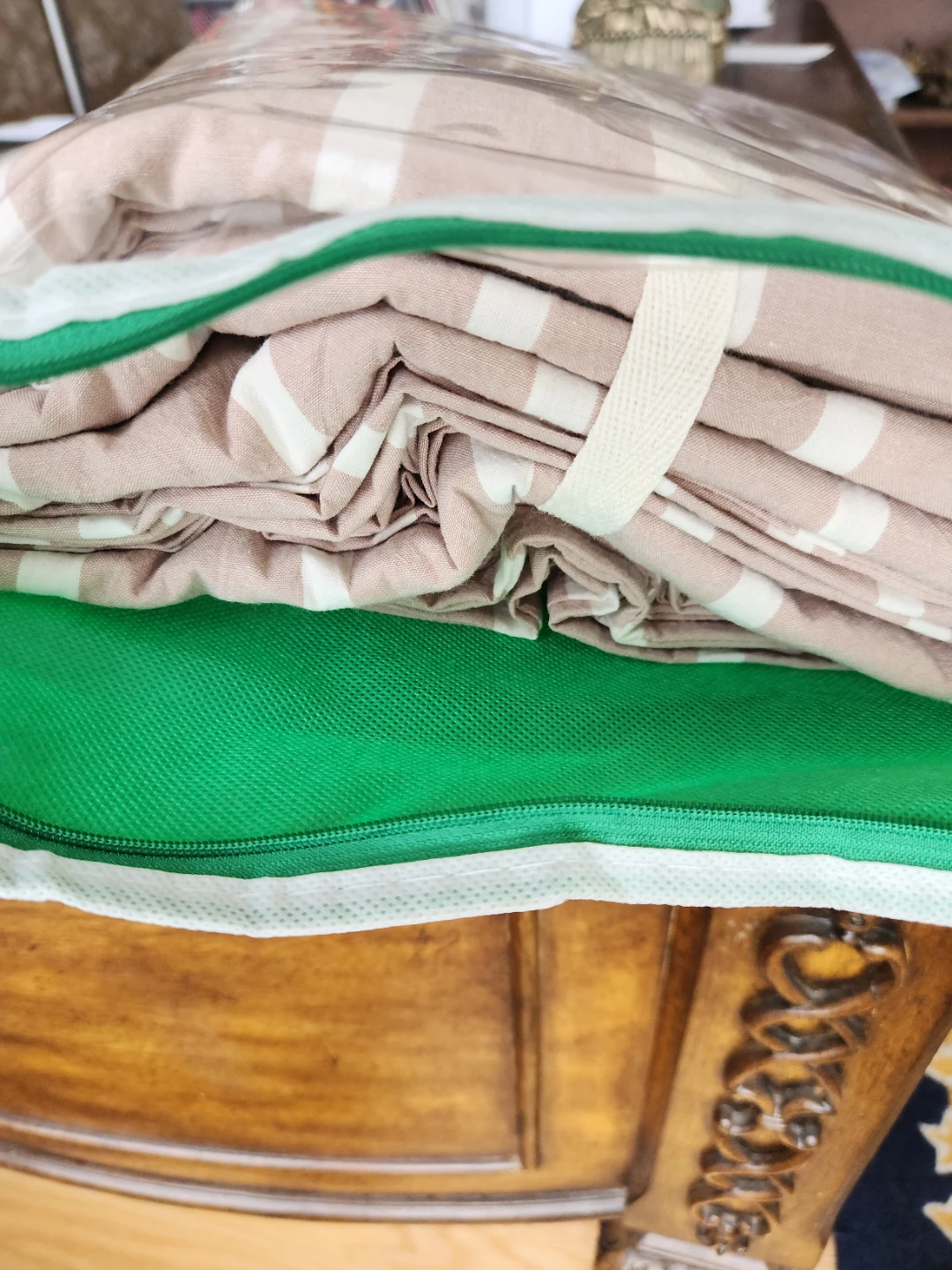 Queen Size washed cotton  Bed duvet  Set. New. - photo 3