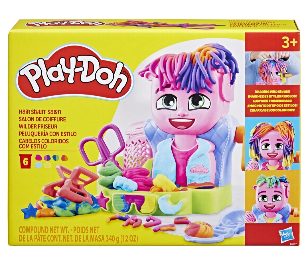 🧡 BNIB Play-Doh Hair Stylin' Salon Set