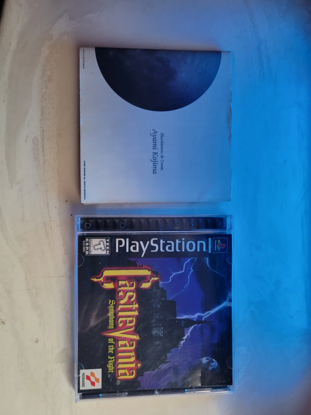 Castlevania symphony of the night Playstation 1 and art book