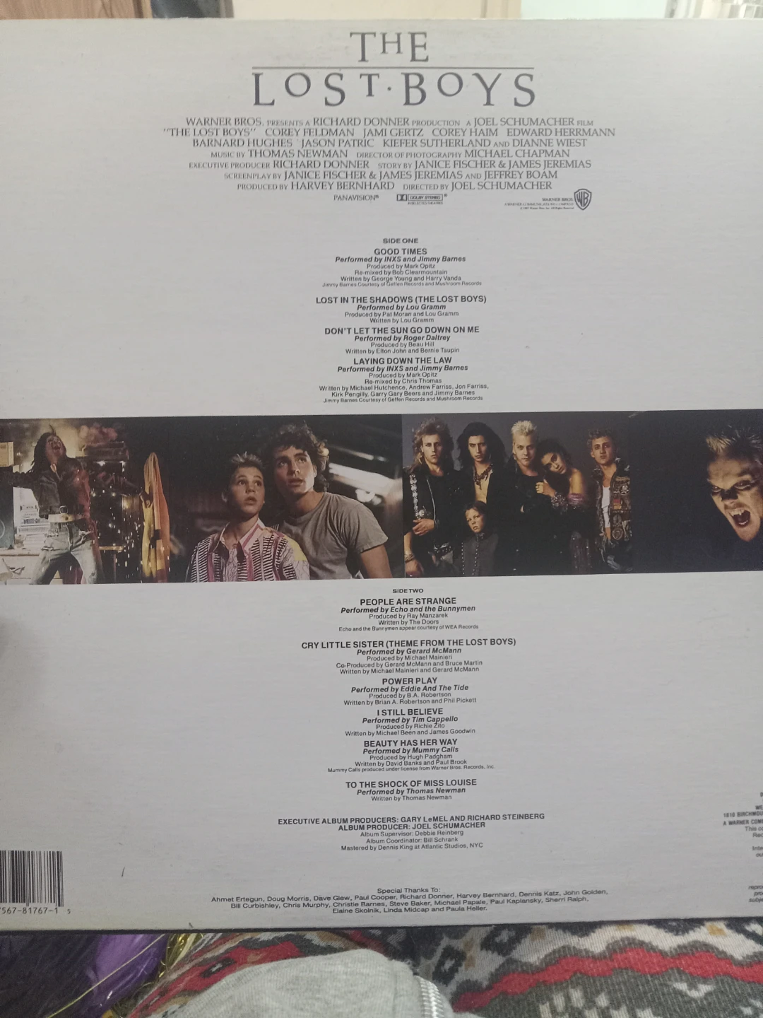 The Lost Boys Original Motion Picture Soundtrack Vinyl - photo 2