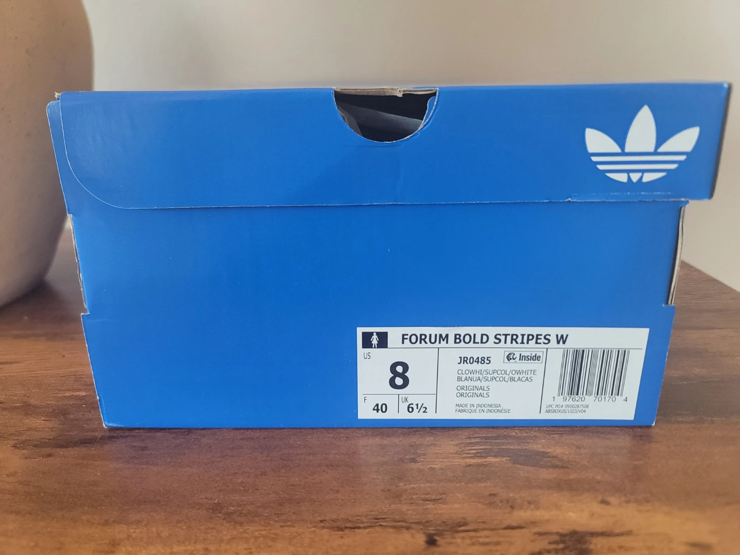 Adidas Womens Forum Bold Stripes 'White Green' NWT US 8 - photo 3