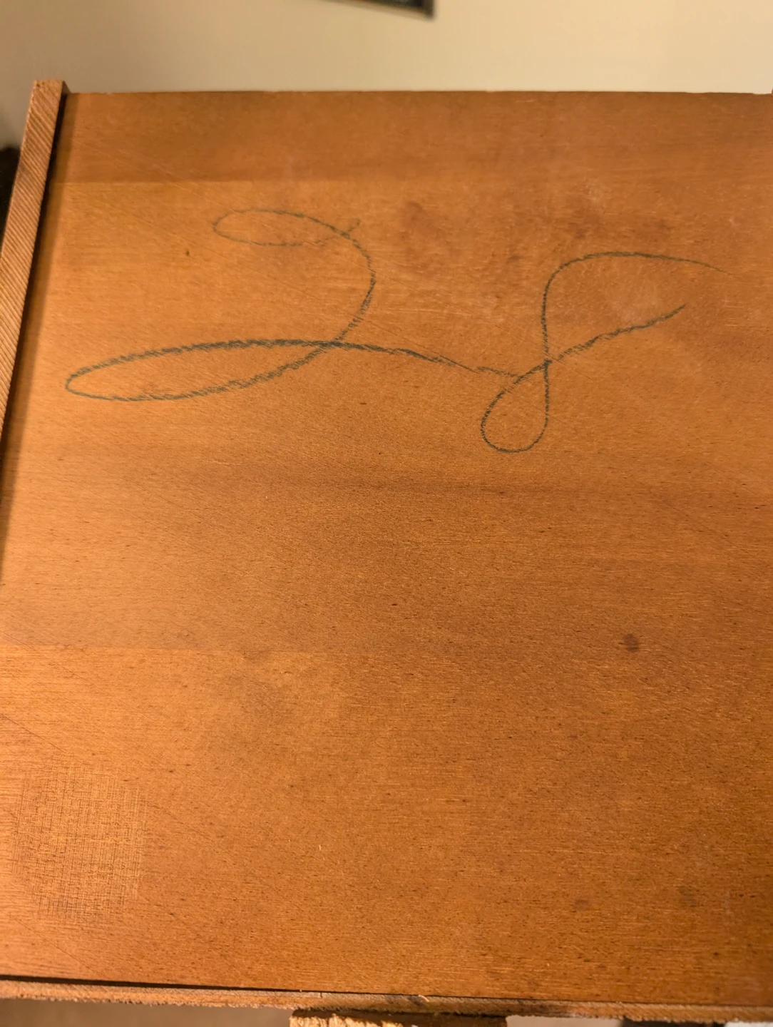 Antique Carved Wood Desk - photo 2