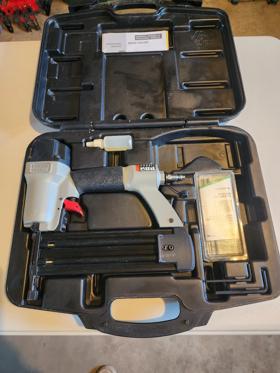 Porter-Cable Brad Nailer with Case