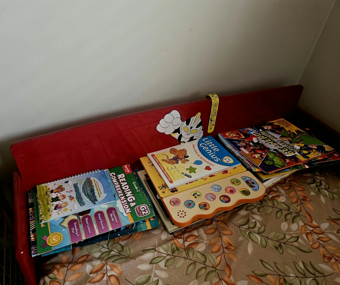 Kids' Race Car Bed with mattress- Red - photo 4