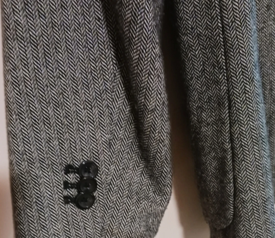 Old Navy Men's Grey Herringbone Blazer - photo 4