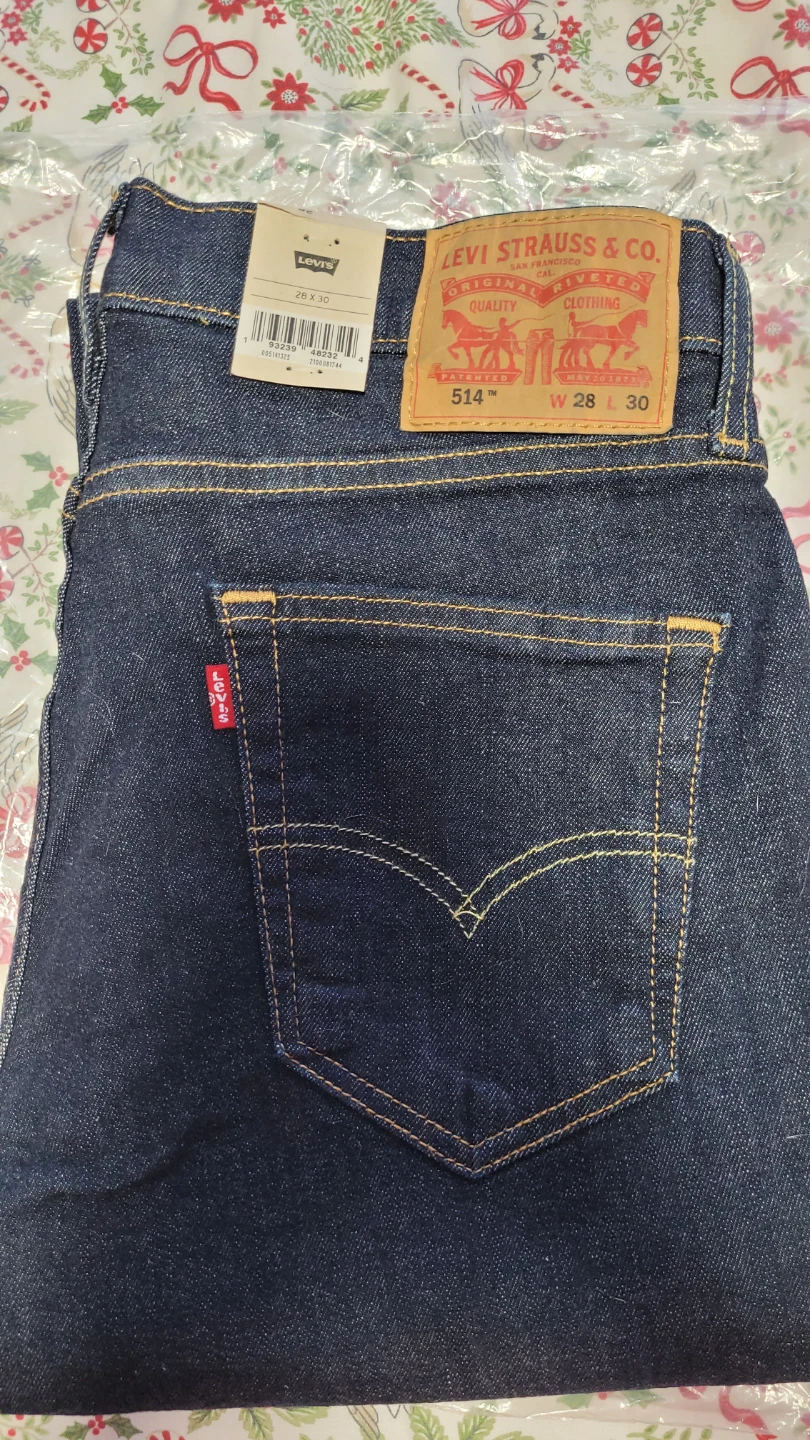Levi's 514 Straight Fit Jeans, W28 L30, New