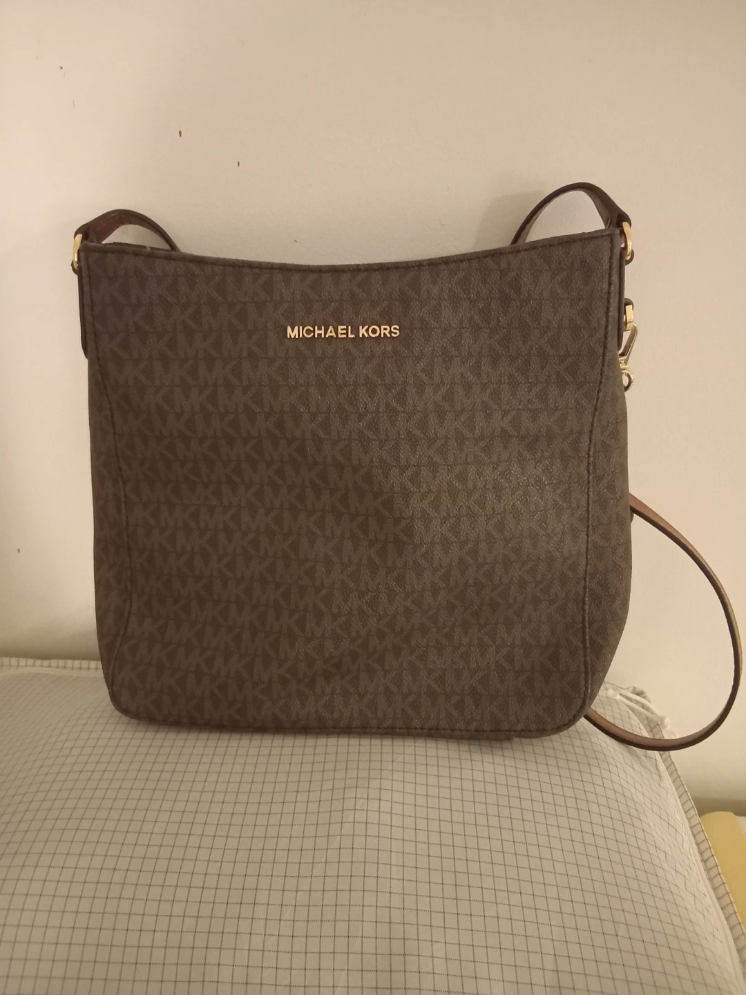 Michael Kors Shoulder Bag - Brown Signature Print