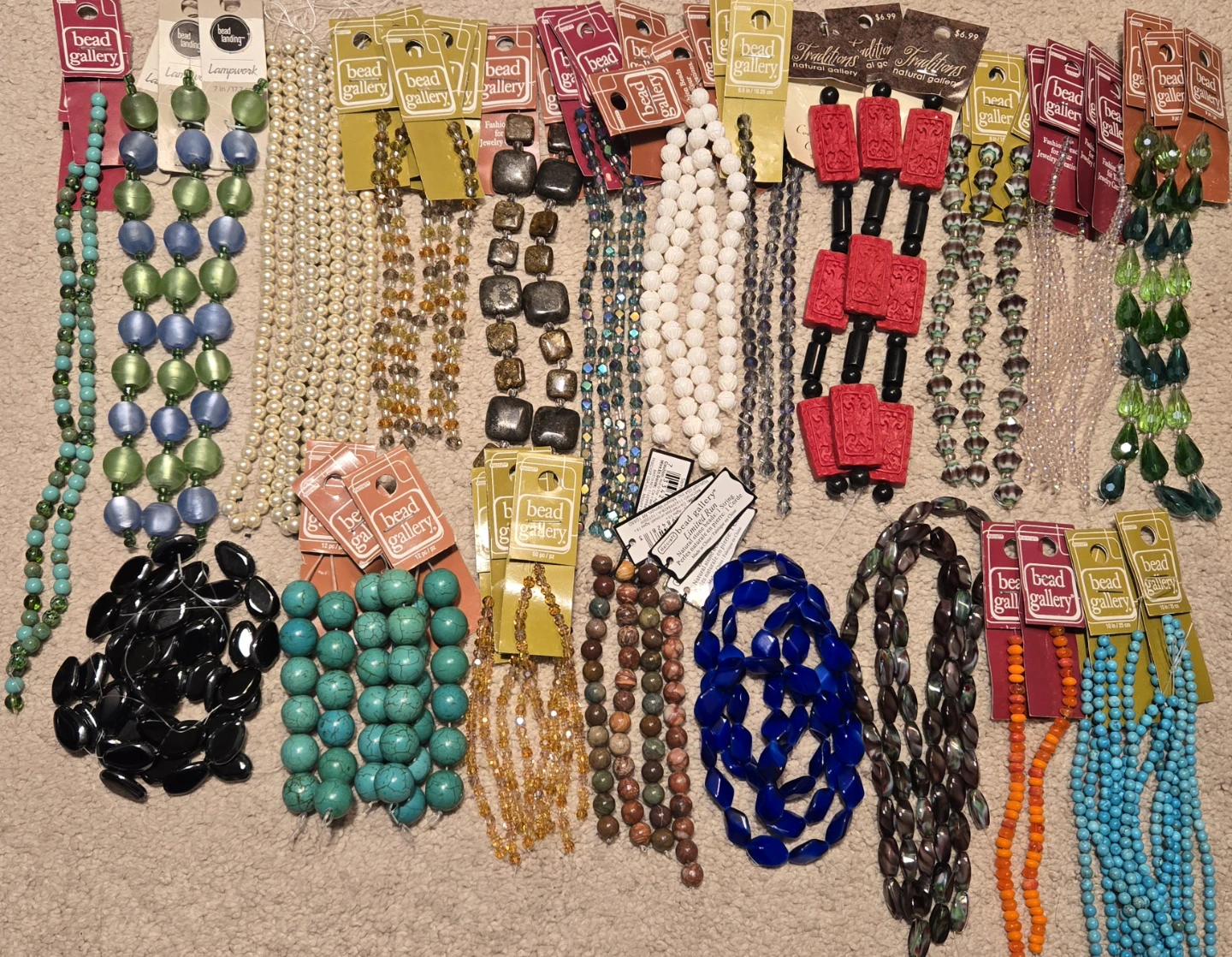 Lot of Assorted Bead Strands (Lot AC)
