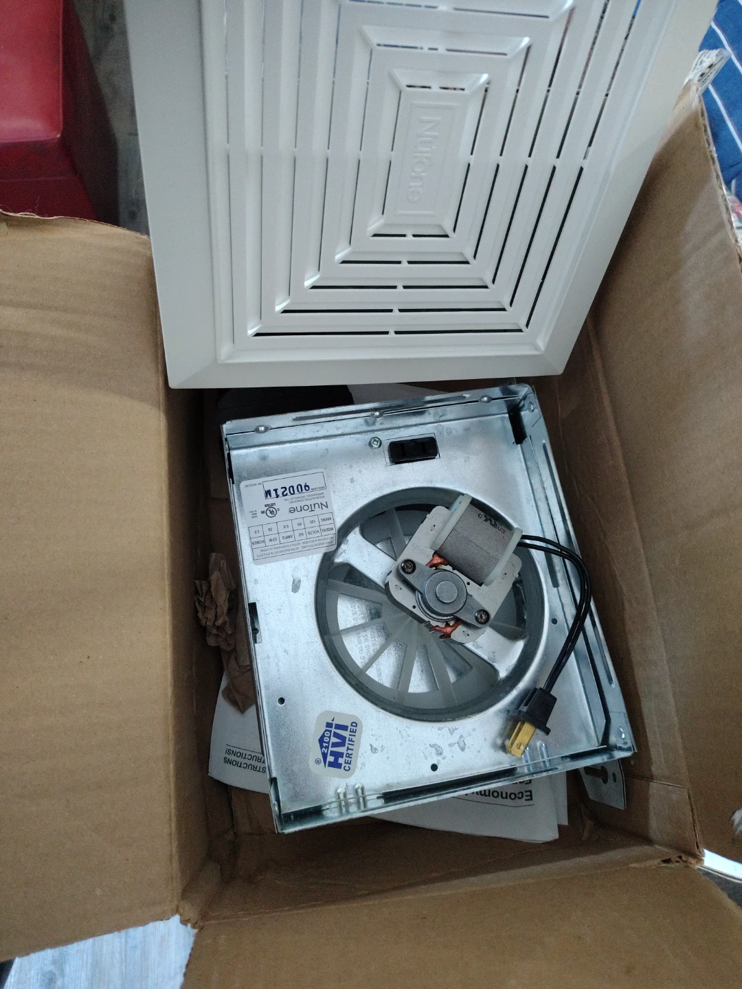 Broan EC70 Bath Fan - New in Box and opened NuTone fan - photo 2