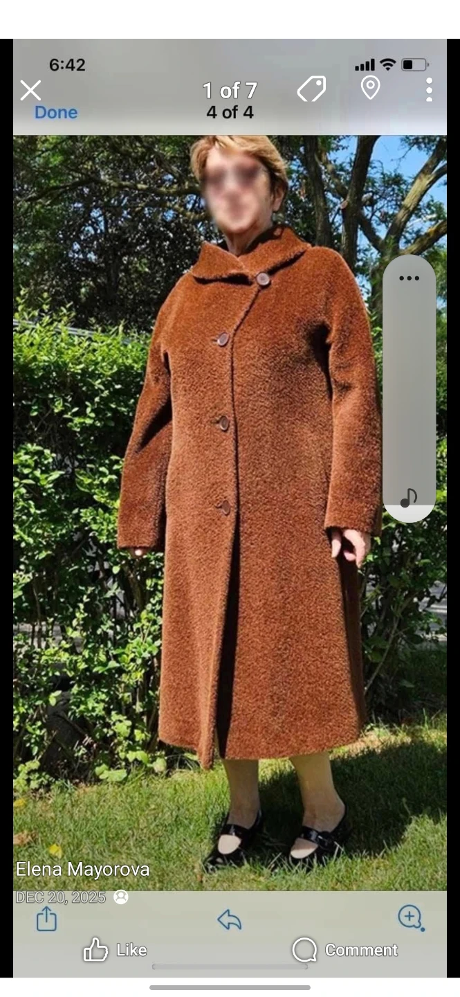Agnona Alpaca & Wool Coat, Made in Italy