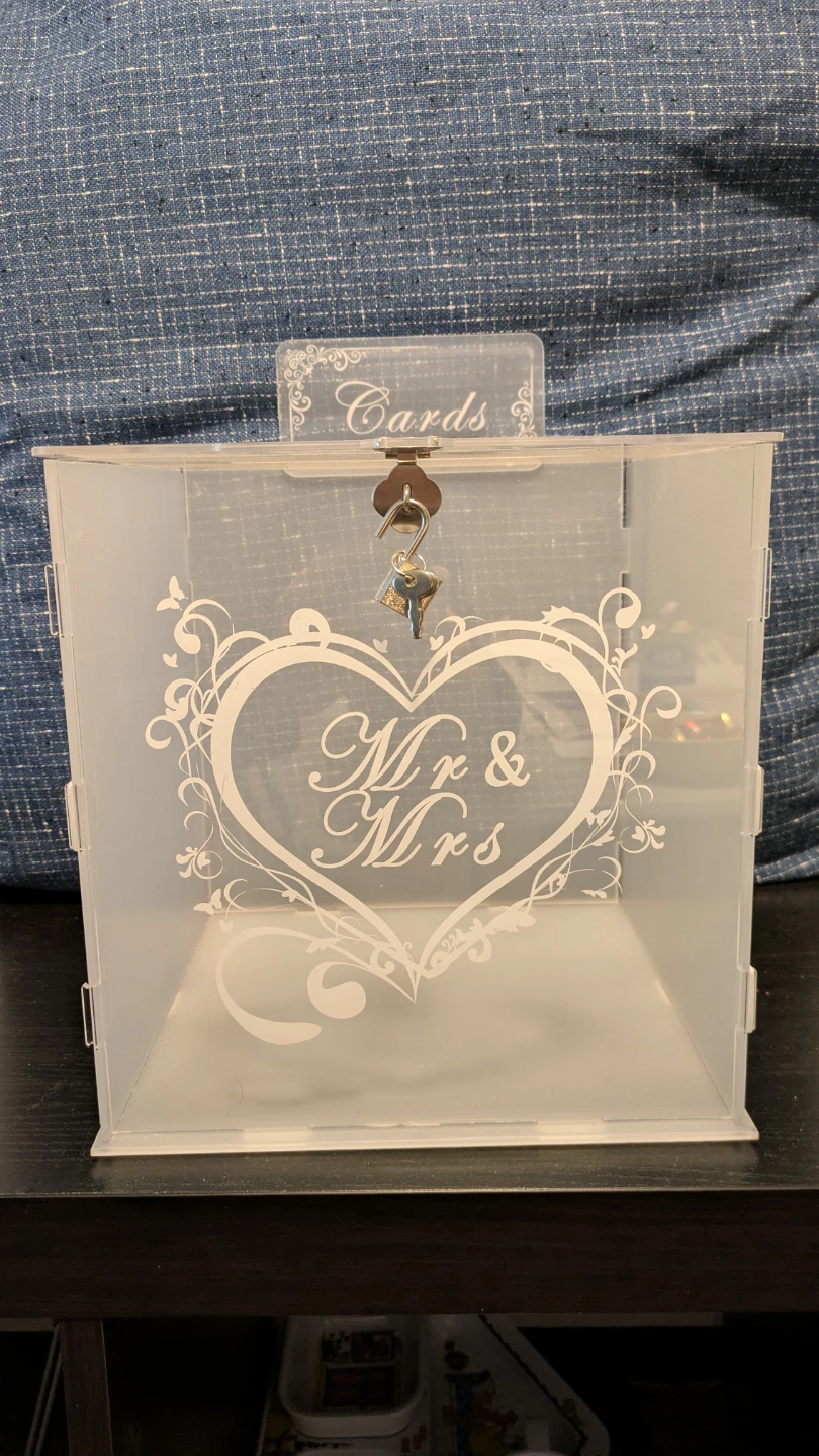 Wedding Card Box - Mr & Mrs Design