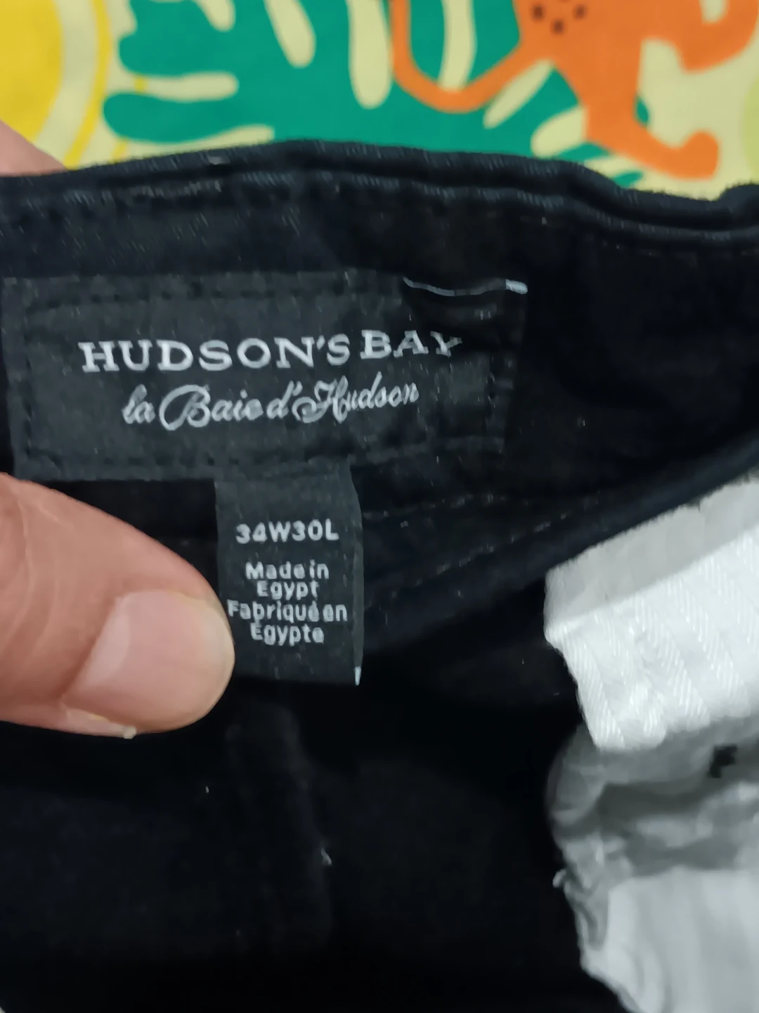 Hudson's Bay Black Pants - Size 34W 30L - photo 3