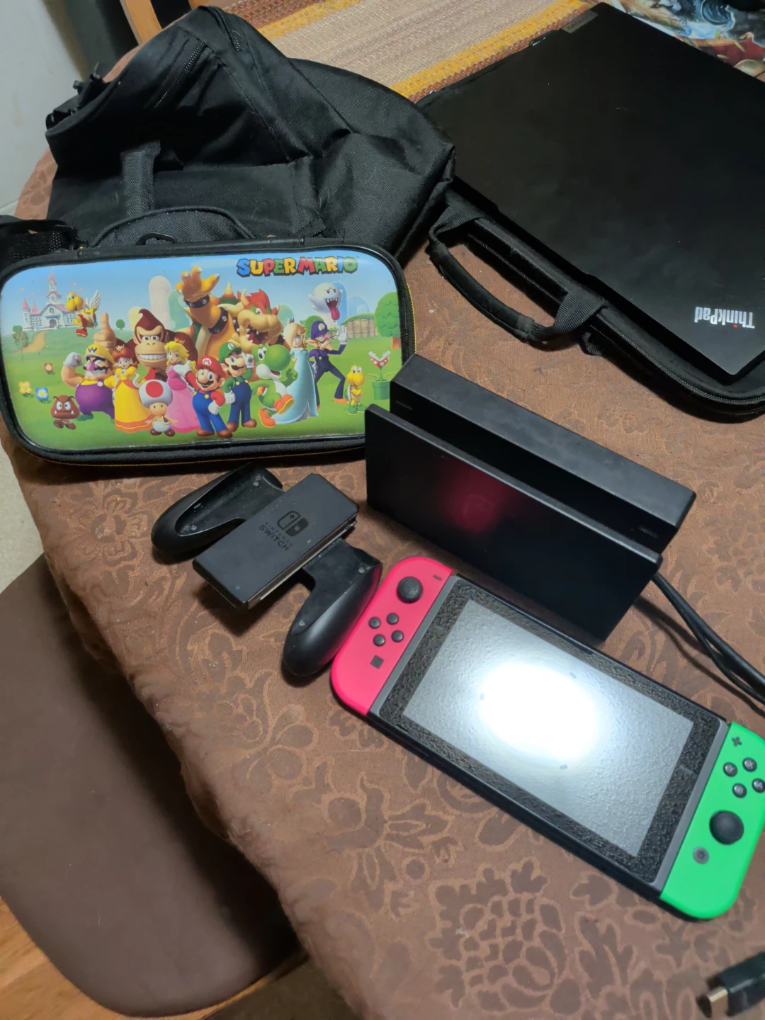 Nintendo Switch with Super Mario Carrying Case