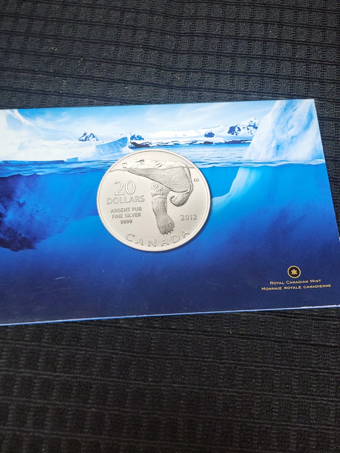 2012 Canadian Silver Coin - Polar Bear - photo 2