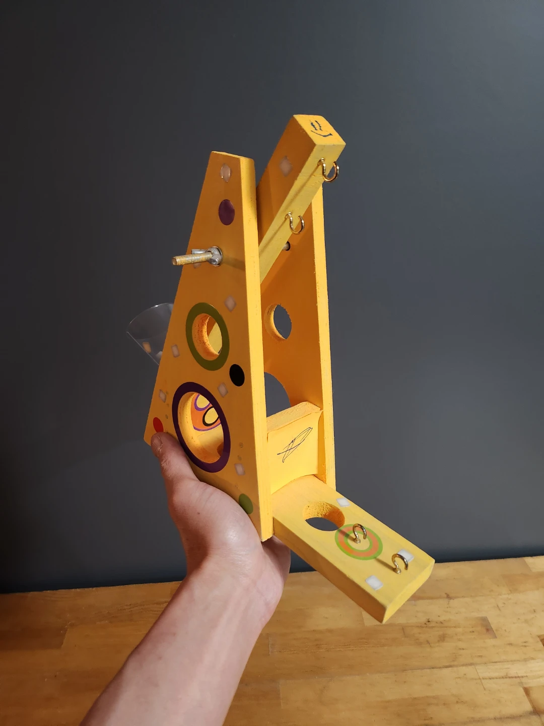 Wooden Marshmallow Toy Launcher & Candy Dispenser Set - photo 4