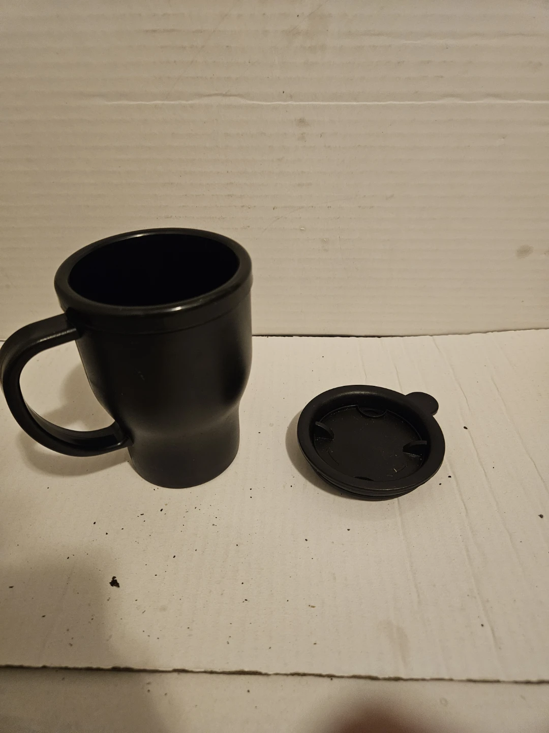 Black Travel Mug with Lid 🤎 - photo 2