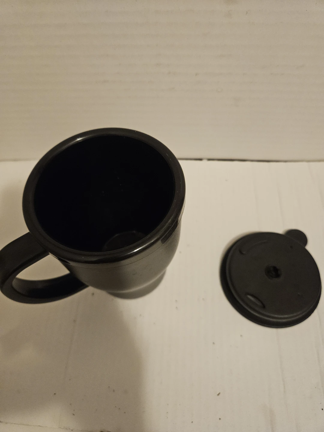 Black Travel Mug with Lid 🤎 - photo 3