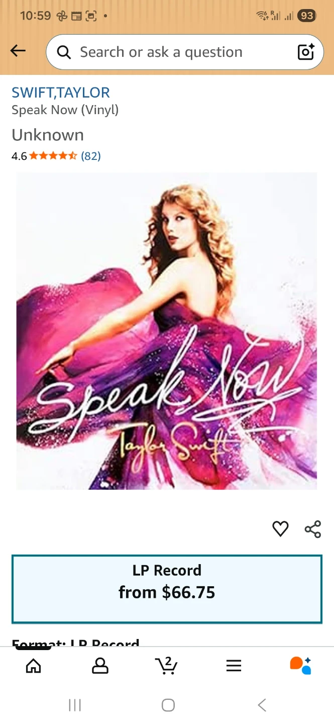 Taylor Swift Speak Now Vinyl Record - photo 5