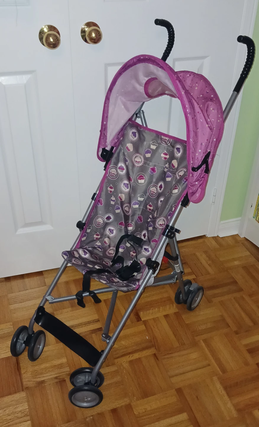 Cupcake Print Baby Folding Stroller