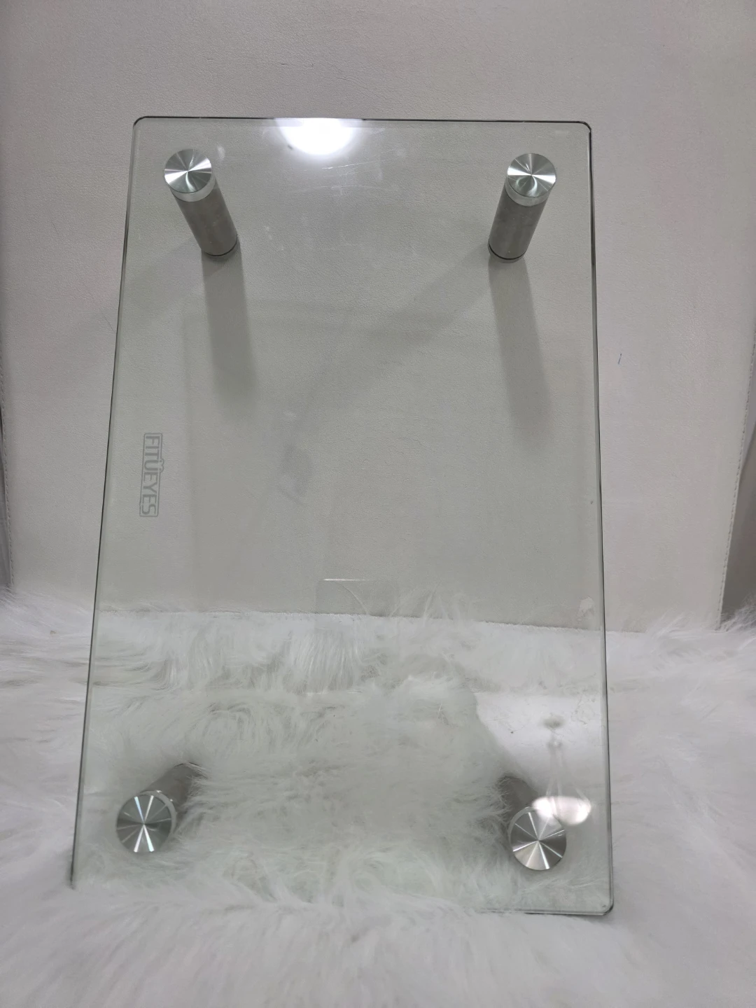 Glass Monitor Computer Laptop Stand Minimalist Look - photo 3