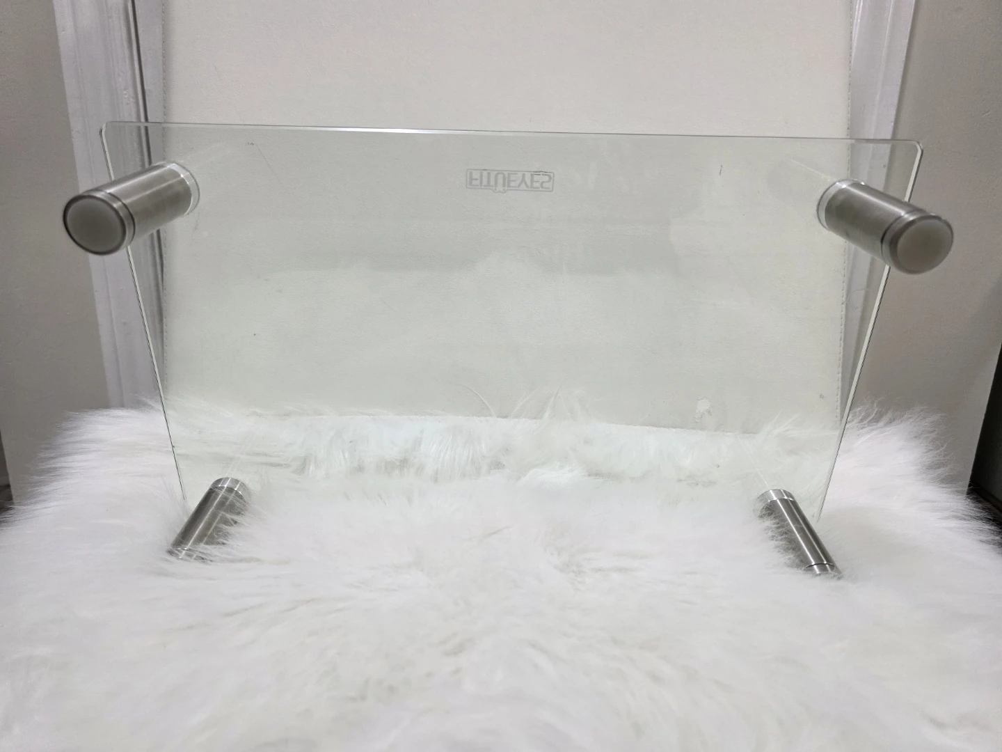 Glass Monitor Computer Laptop Stand Minimalist Look - photo 4