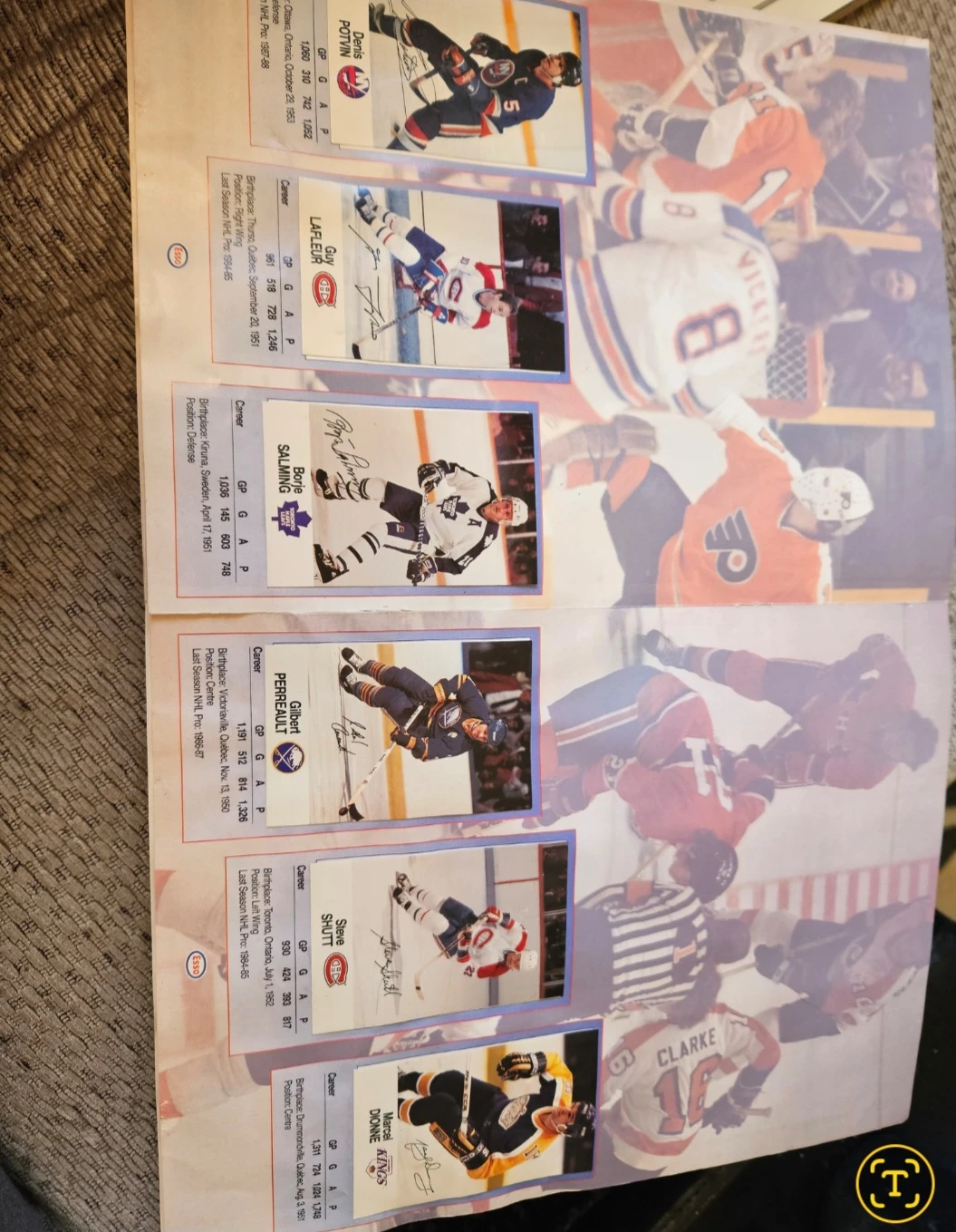 1988-89 Esso NHL All-Star Collection Book - photo 2